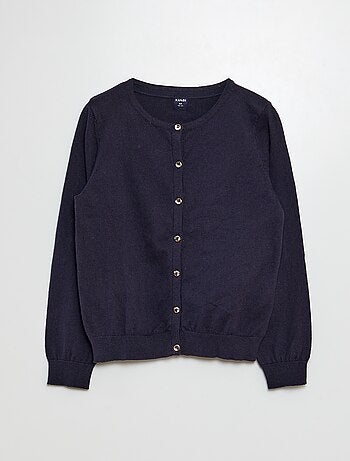 Gilet en maille unie