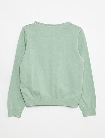 Gilet en maille unie