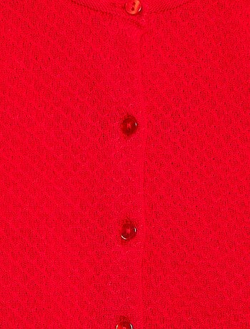 Gilet en point mousse uni