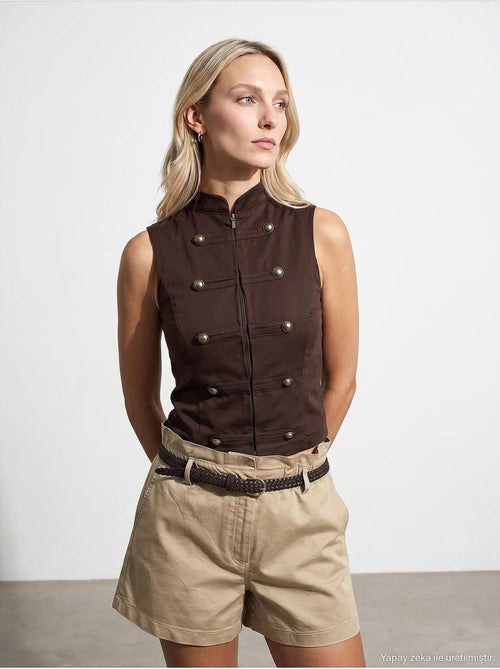 Gilet en tencel dilvin - Kiabi Gilet en tencel dilvin - Kiabi