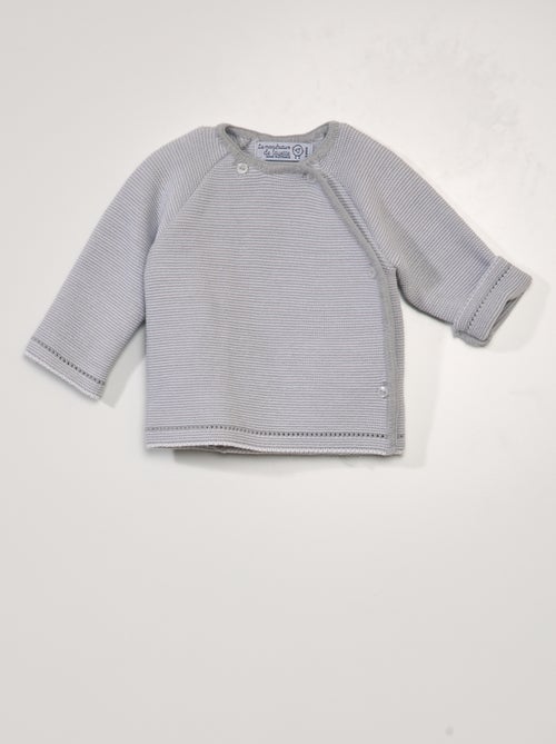 Gilet en tricot 'La Manufacture de Layette' - Made in France - Kiabi