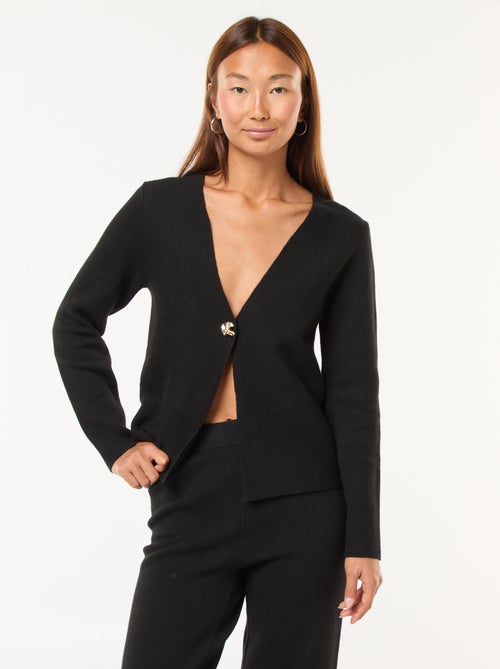 Gilet en tricot ottoman - Kiabi