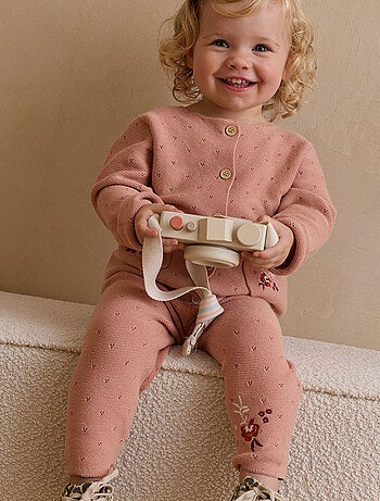 Gilet enfant en tricot manouk