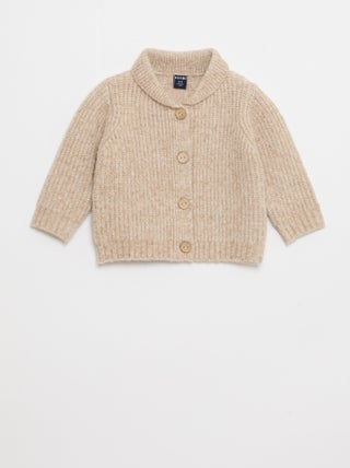 Gilet épais à col châle