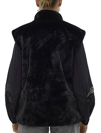 Gilet Fausse Fourrure Femme Vero Moda