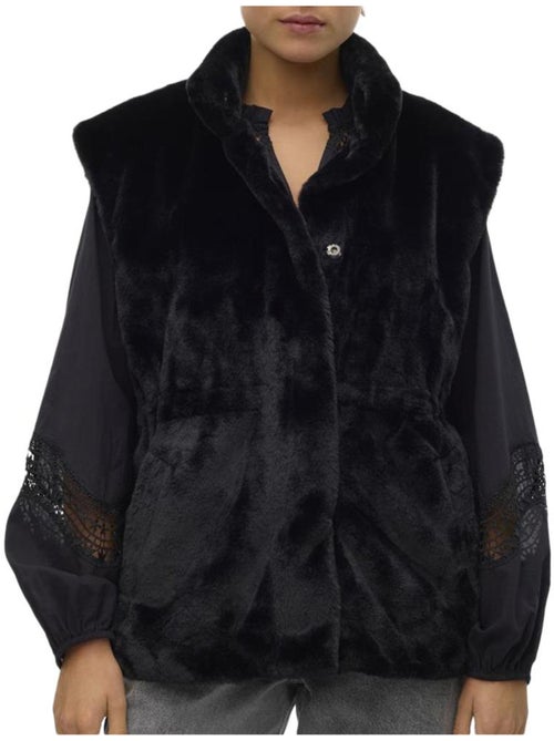 Gilet Fausse Fourrure Femme Vero Moda - Kiabi Gilet Fausse Fourrure Femme Vero Moda - Kiabi
