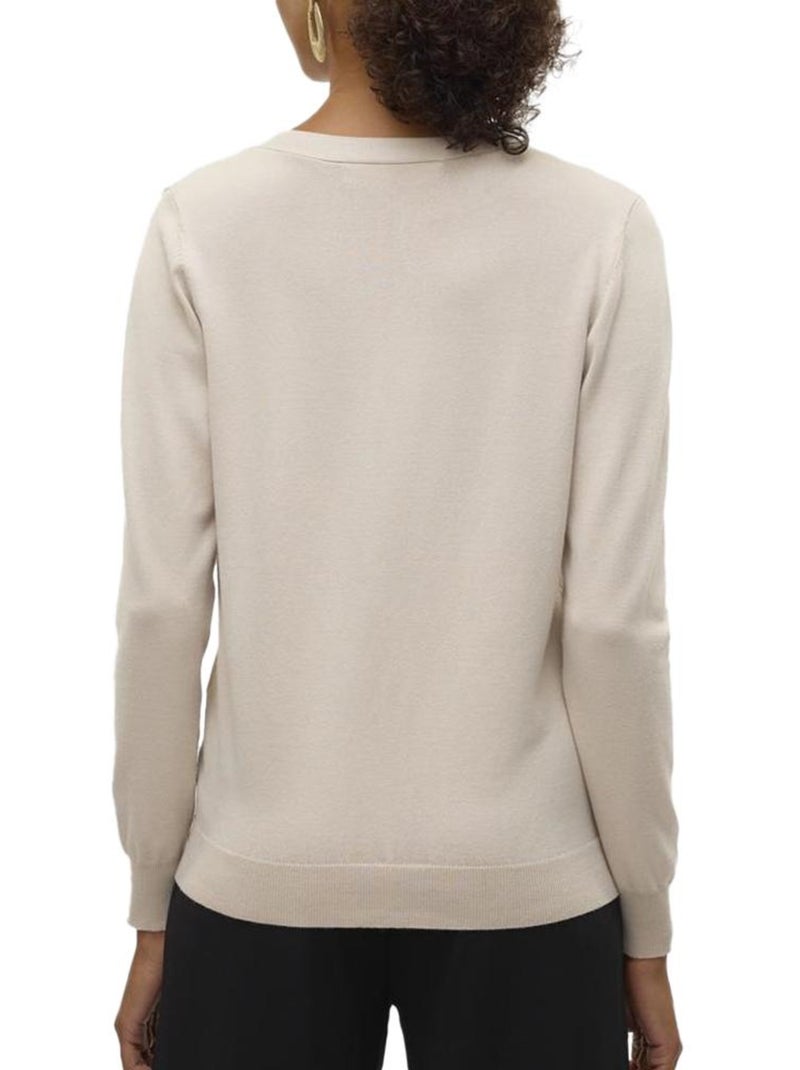 Gilet Femme Vero Moda Beige - Kiabi