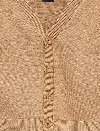 Gilet fine jauge col V