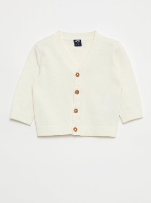 Gilet fine jauge col V - Kiabi
