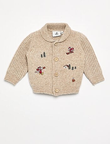 Gilet forme cardigan 'Simba' 'Disney' avec broderies