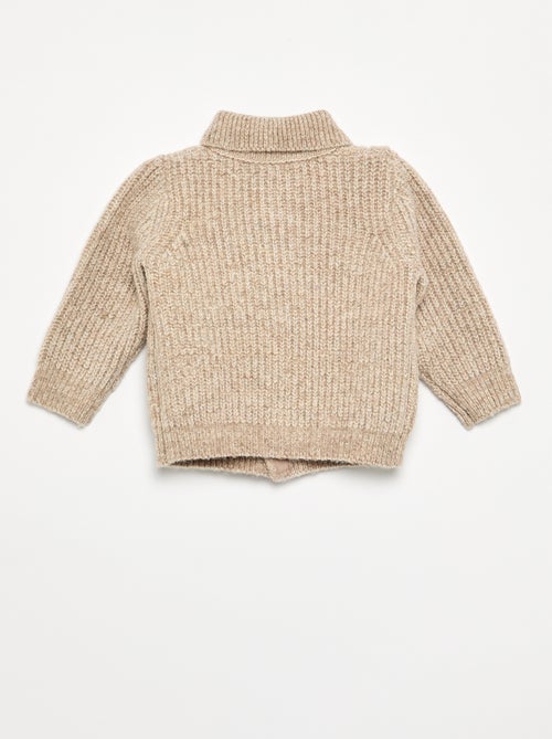 Gilet forme cardigan 'Mickey' 'Disney' avec broderies - Kiabi