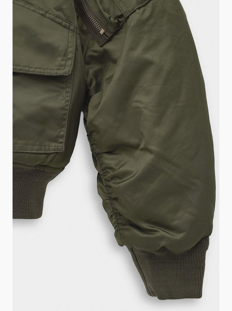 Gilet homme ajusté giesto Kaki - Kiabi