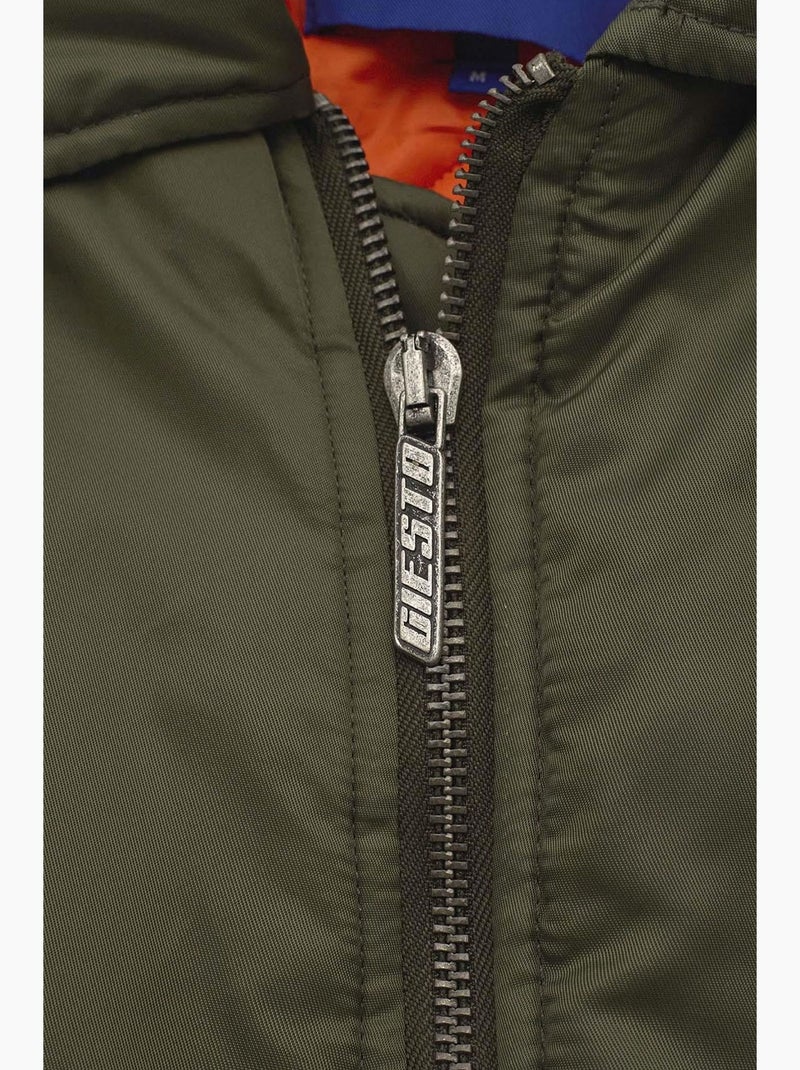 Gilet homme ajusté giesto Kaki - Kiabi