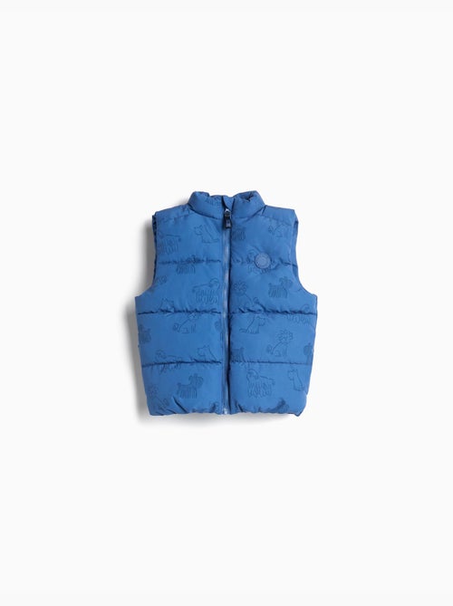 Gilet imprimé, mo fashion - Kiabi