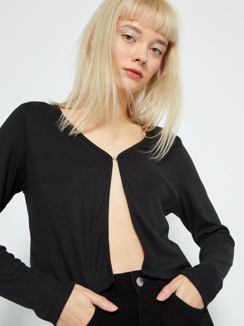 Gilet léger à paillettes Vila noir | La Redoute