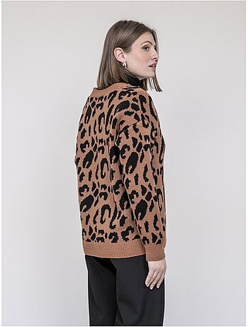 Gilet léopard katline