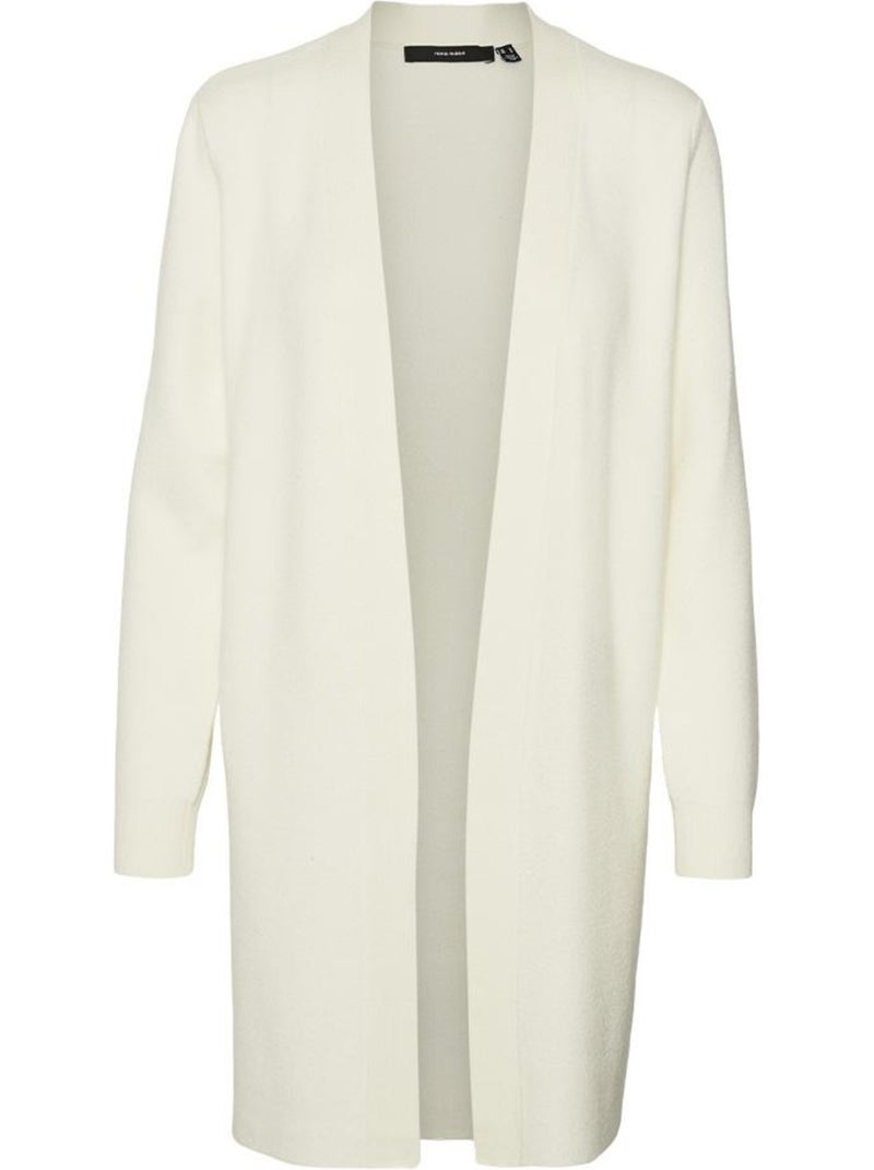 Gilet Long Femme Vero Moda Blanc - Kiabi