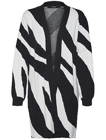 Gilet Long Imprimé Femme Vero Moda