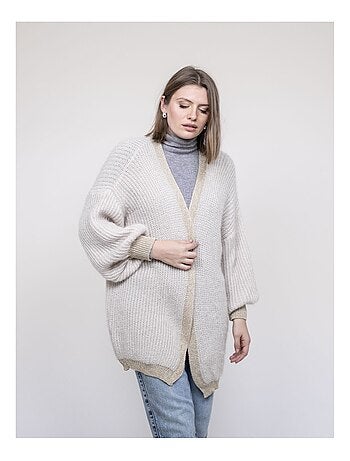 Gilet long ouvert kody