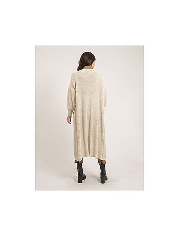 Gilet long ouvert korfa