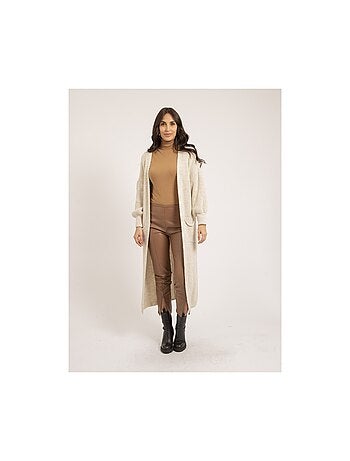 Gilet long ouvert korfa