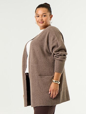 Gilet long ouvert