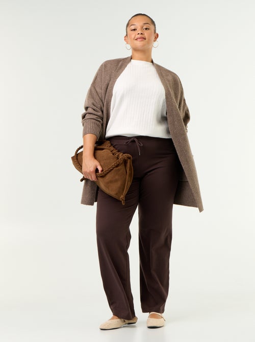 Gilet long ouvert - Kiabi