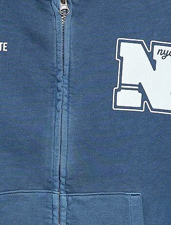 Gilet loose à capuche dos animé en coton