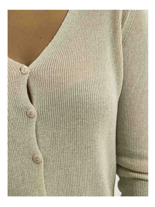 Gilet lurex kevel - Kiabi Gilet lurex kevel - Kiabi