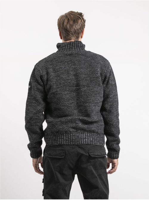 Gilet maille zippé lacido - Kiabi