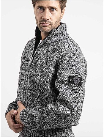 Gilet maille zippé lacido