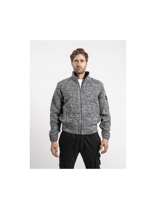 Gilet maille zippé lacido - Kiabi Gilet maille zippé lacido - Kiabi