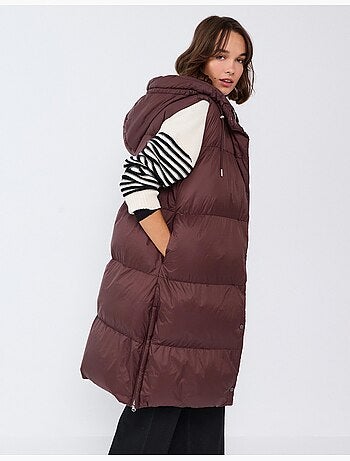 Gilet matelassé à capuche, mo fashion