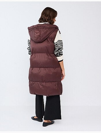 Gilet matelassé à capuche, mo fashion