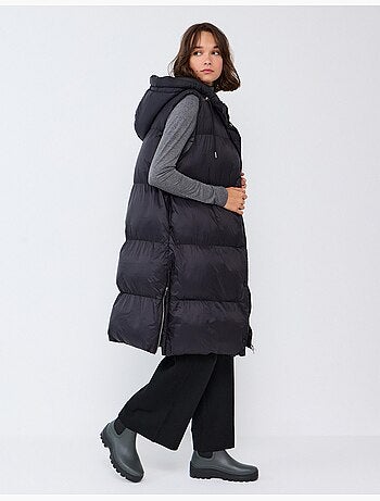 Gilet matelassé à capuche, mo fashion