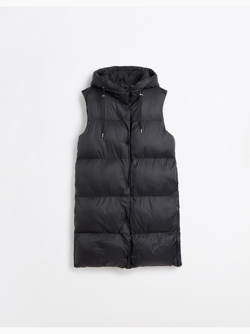 Gilet matelassé à capuche, mo fashion Noir - Kiabi
