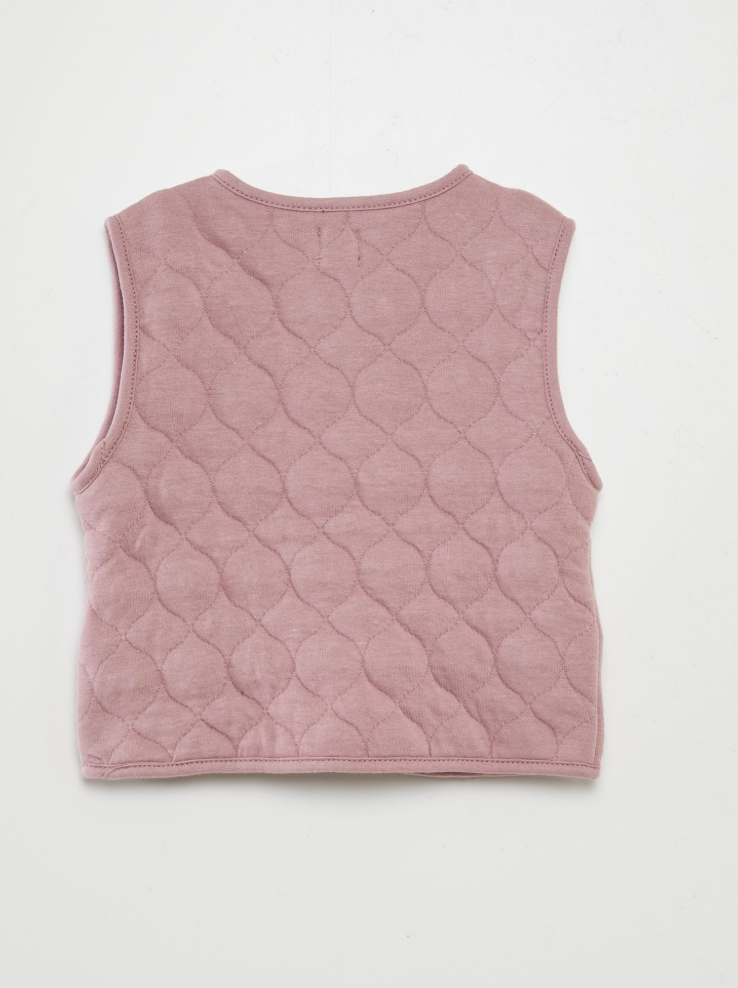 Gilet Sans Manches Enfant Avec Capuche à Oreilles D'ours - Matelassé Chaud Pour Hiver - Fermeture éclair - Taille Tout-petit - 10