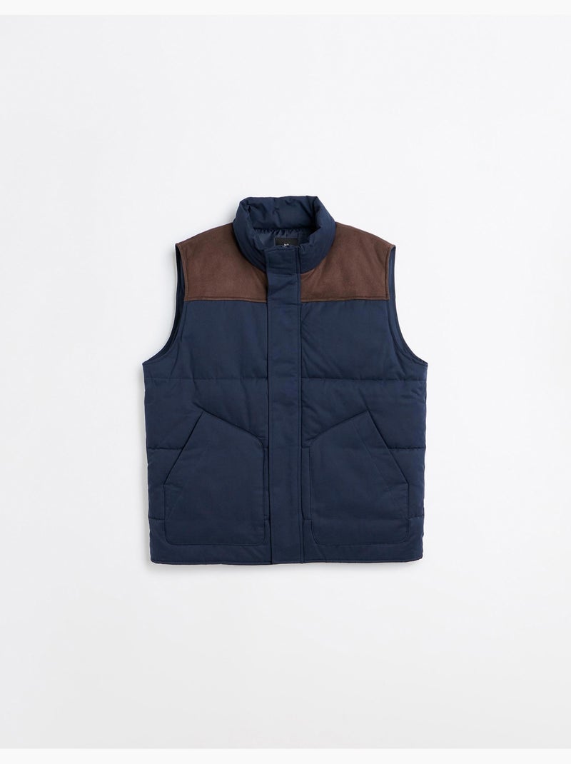 Gilet matelassé, mo fashion Bleu - Kiabi