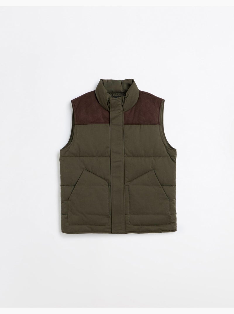 Gilet matelassé, mo fashion Vert - Kiabi