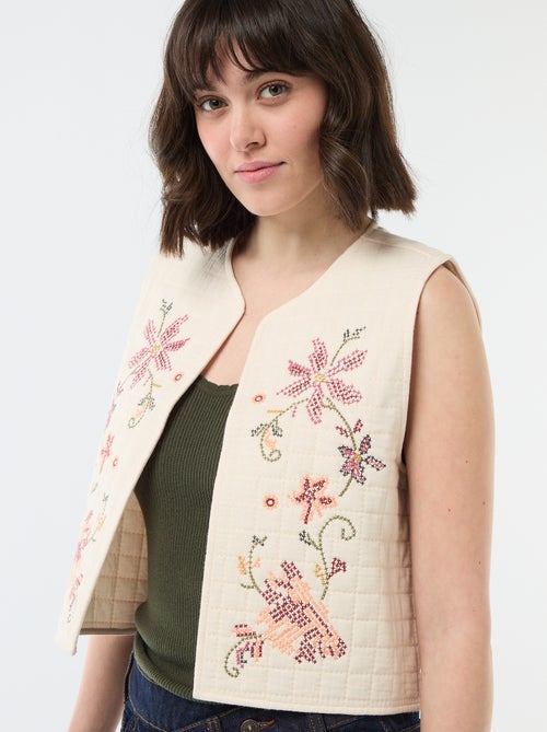 Gilet matelassé sans manches - Kiabi