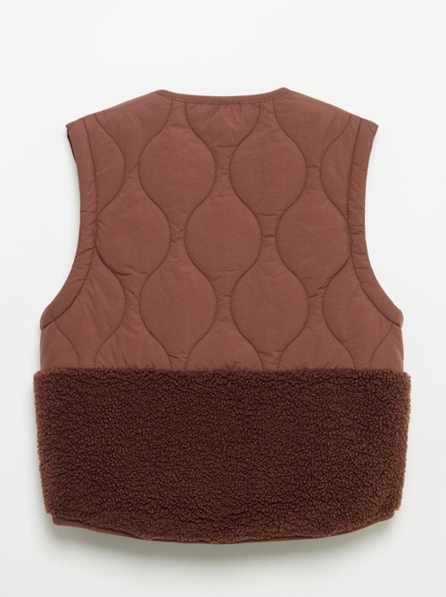 Gilet matelassé sans manches - Kiabi