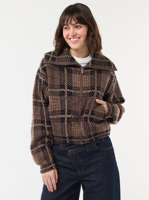 Gilet met opstaande kraag - Kiabi