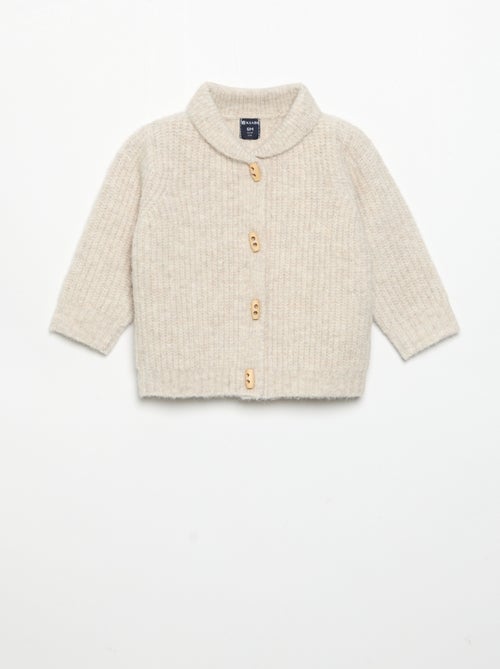 Gilet met sjaalkraag - Kiabi