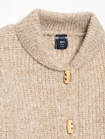 Gilet met sjaalkraag