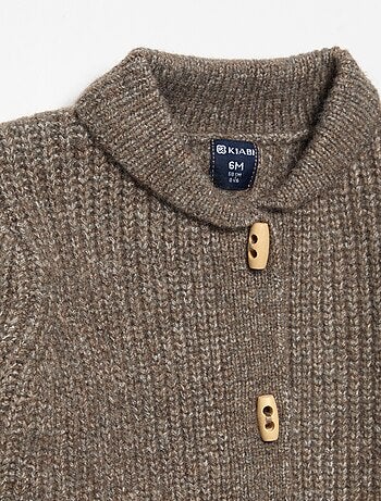 Gilet met sjaalkraag