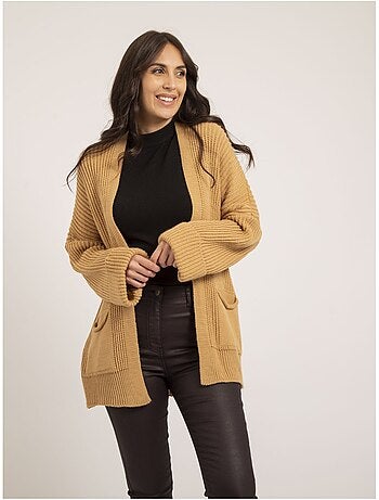 Gilet mi-long ouvert kirsten