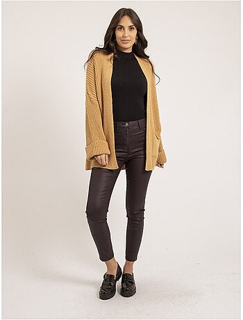 Gilet mi-long ouvert kirsten