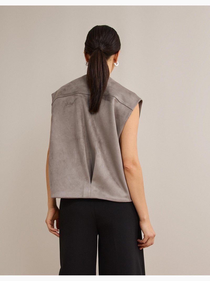 Gilet, mo fashion Gris - Kiabi