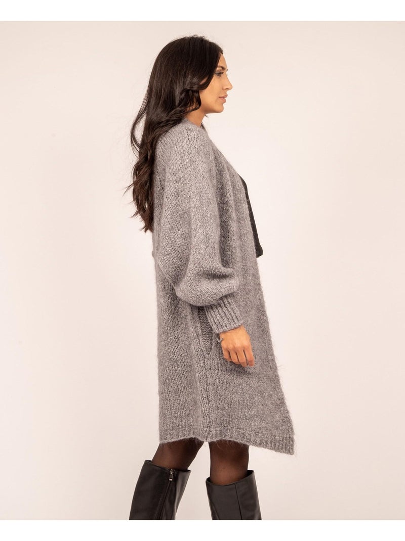 Gilet oversize KADRA Gris - Kiabi