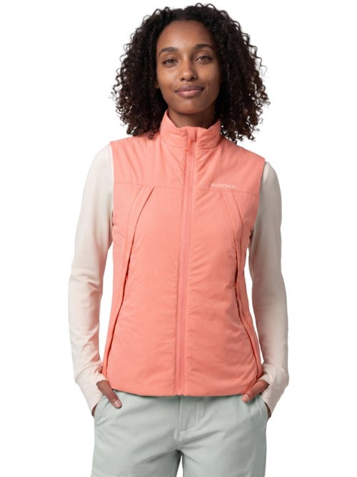 Gilet randonnée isolant ultraléger femme femme ararat-w coral - Kiabi